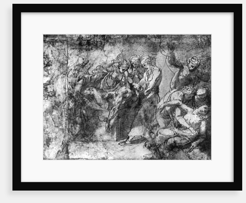 Study for an Entombment, attributed to Raphael by Raphael