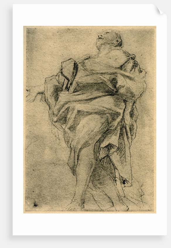 Study for the figure of an apostle by Correggio