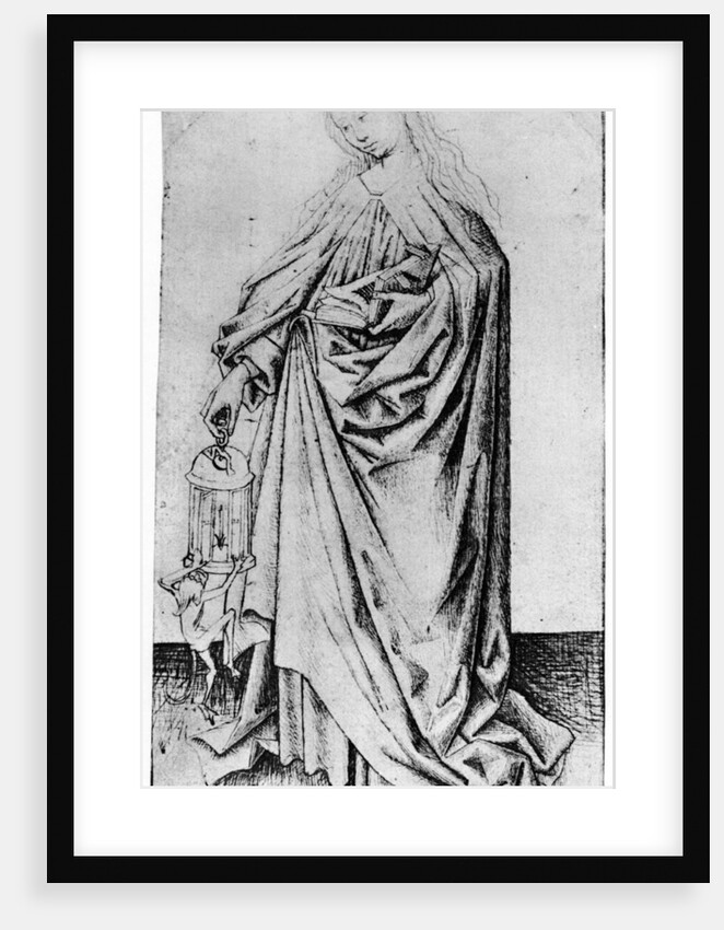 Sketch of a saint by Rogier van der Weyden