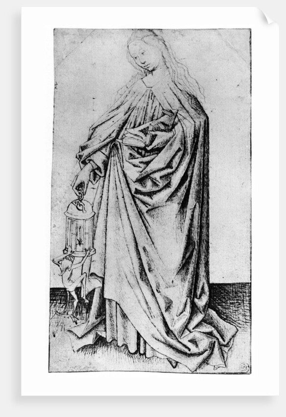 Sketch of a saint by Rogier van der Weyden