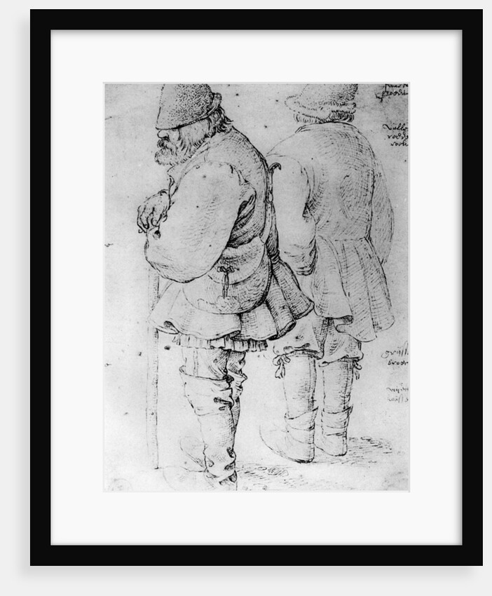 Studies of Peasants by Pieter Bruegel the Elder