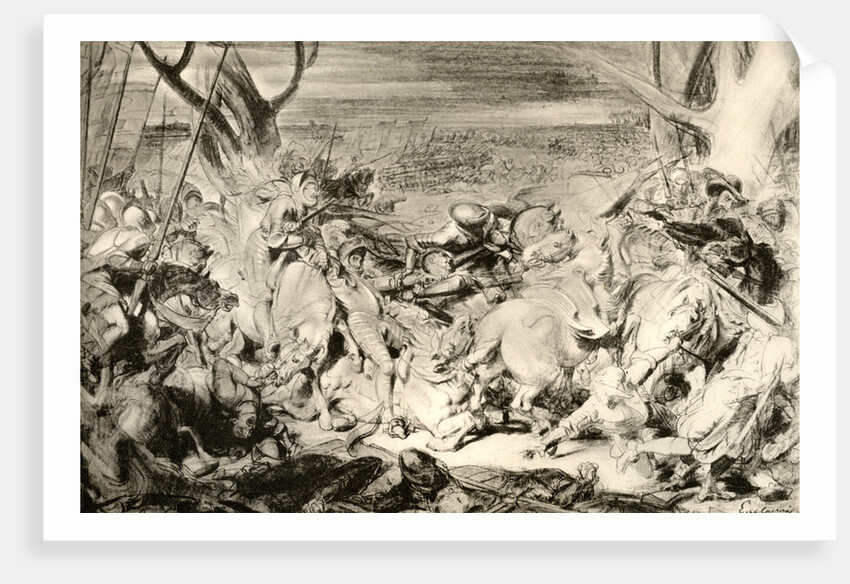 La Bataille de Dreux by Eugène Delacroix