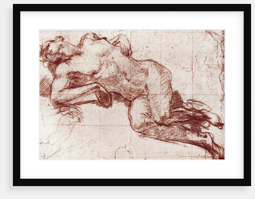 A study of a nude by John Everett Millais