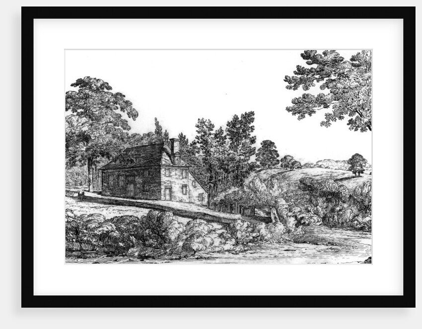 View of Jordaens, the meeting house of the Society of Friends, Buckinghamshire by Robert Blemmell Schnebbelie