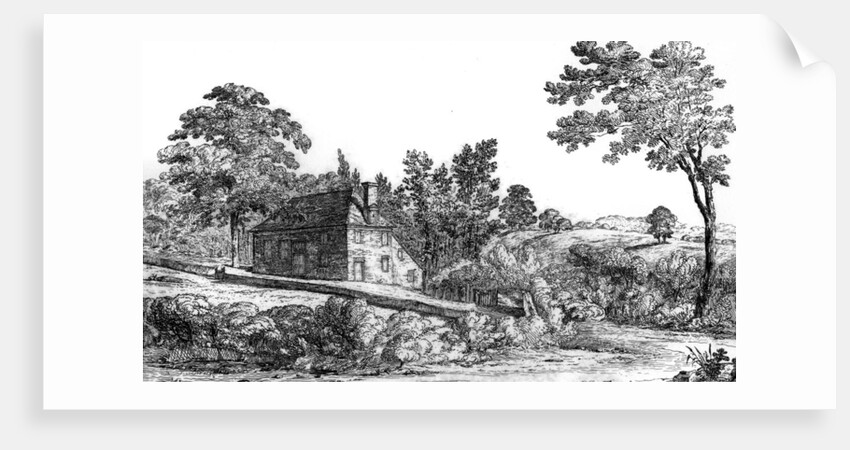 View of Jordaens, the meeting house of the Society of Friends, Buckinghamshire by Robert Blemmell Schnebbelie