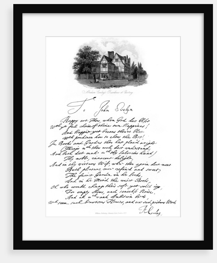 Letter from Abraham Cowley by Abraham Cowley