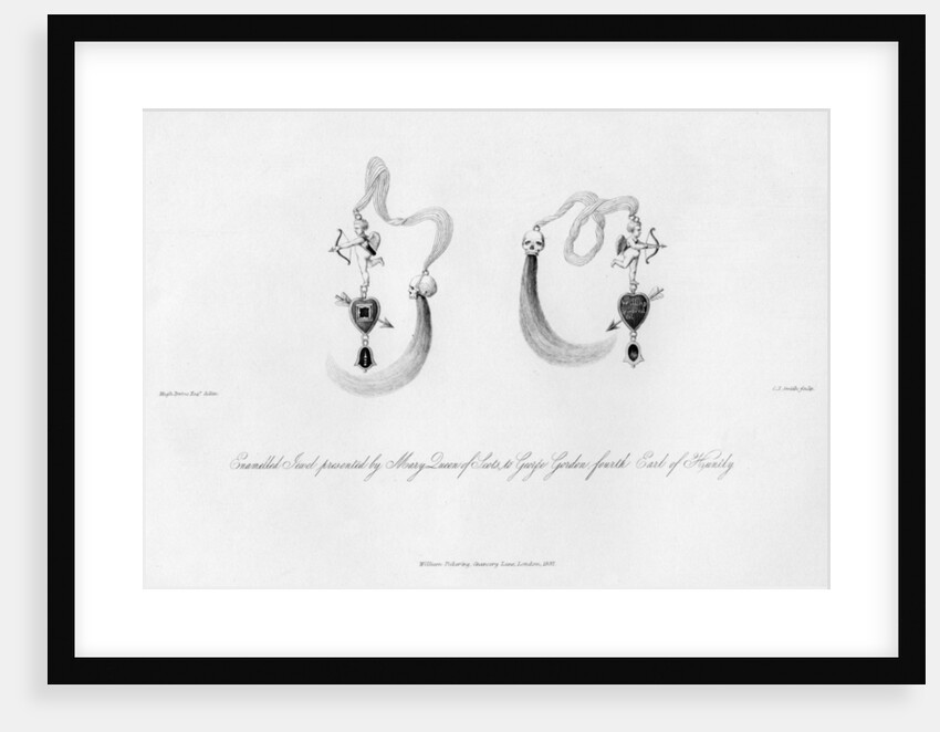 Enamelled jewel presented by Mary Queen of Scots, to George Gordon by C J Smith