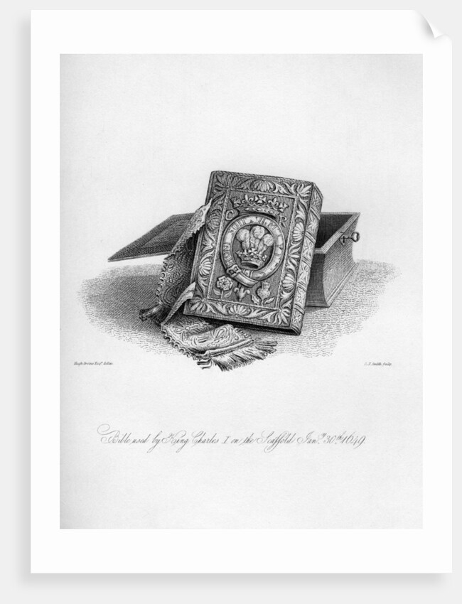 Bible used by King Charles I on the scaffold by C J Smith