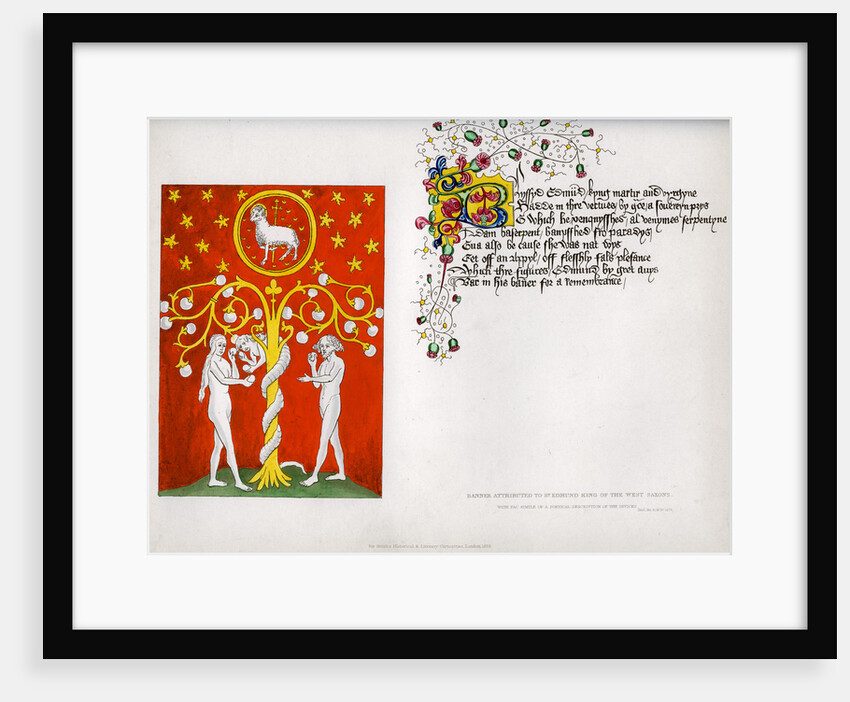 Banner and poem by Anonymous