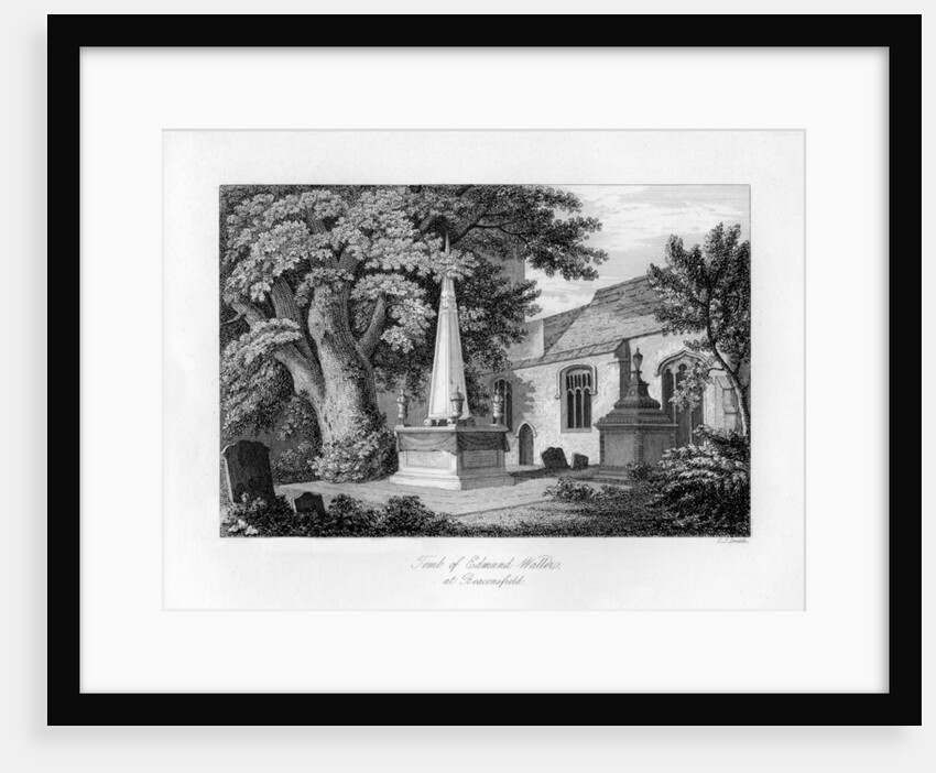 Tomb of Edmund Waller, Beaconsfield, Buckinghamshire by C J Smith