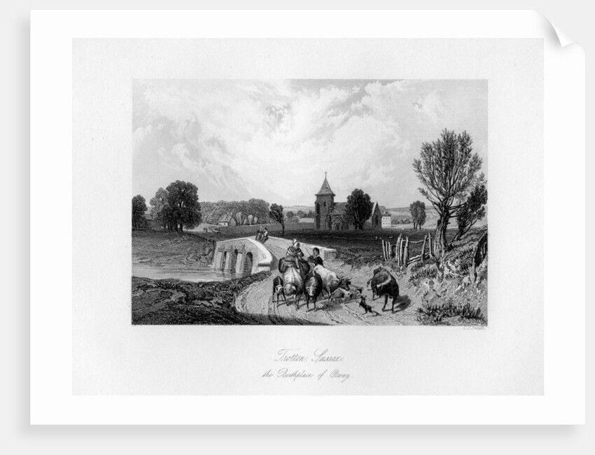 Trotton, Syssex, the birth place of Otway by C J Smith