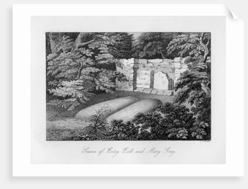Grave of Bessy Bell and Mary Gray, near Perth by C J Smith