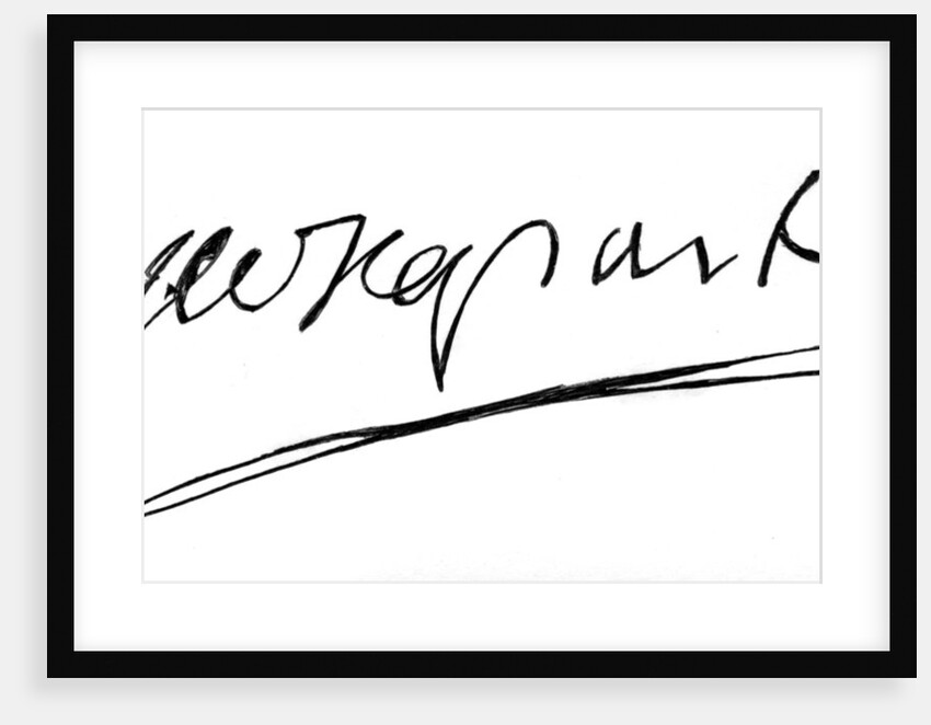 Napoleon's signature when he was commandant of artillery in 1793 by Napoleon Bonaparte I