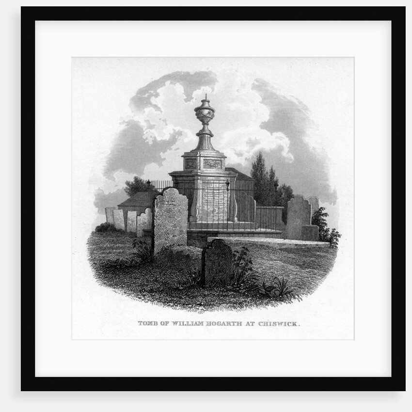 The tomb of William Hogarth at Chiswick by Anonymous