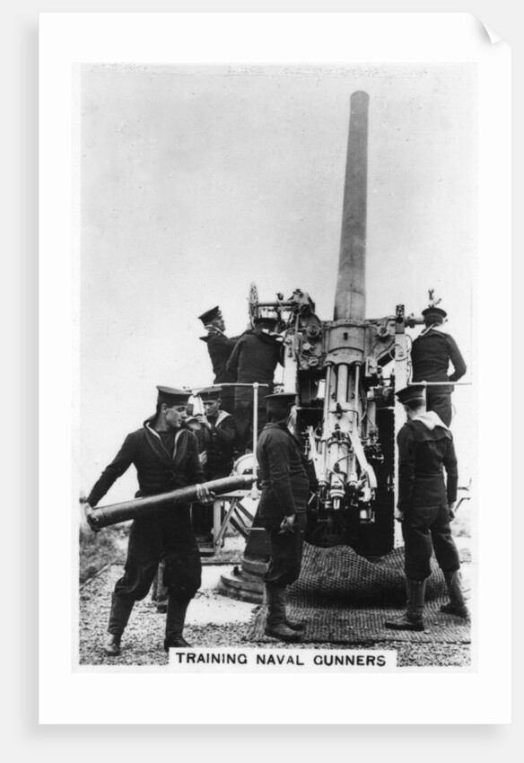 Training naval gunners, Whale Island, Portsmouth, Hampshire by Anonymous