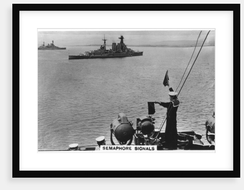 Semaphore signals by Anonymous