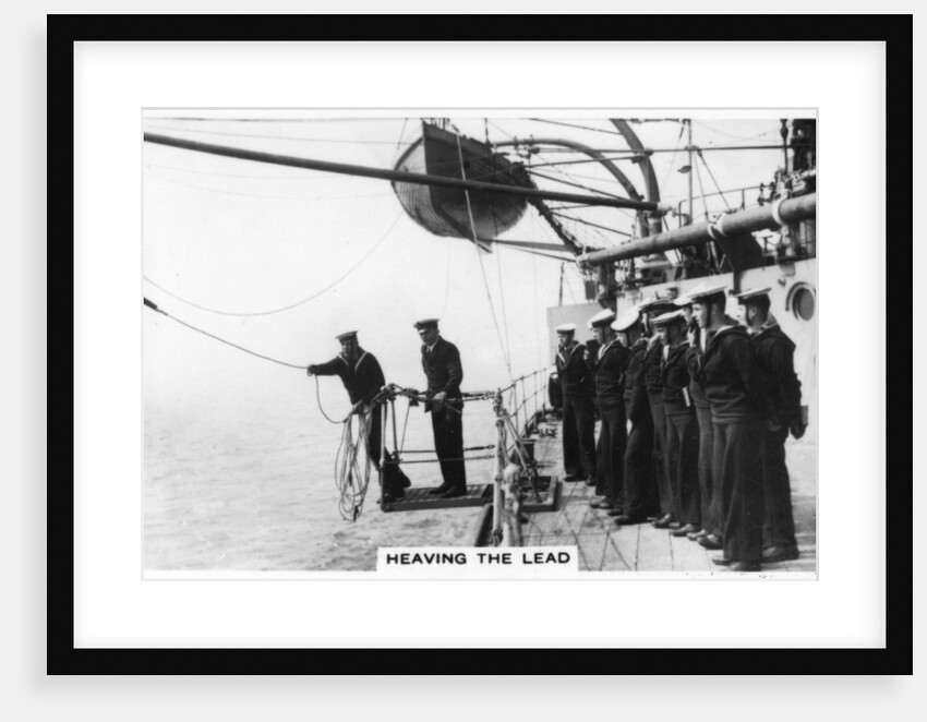 Heaving the lead by Anonymous