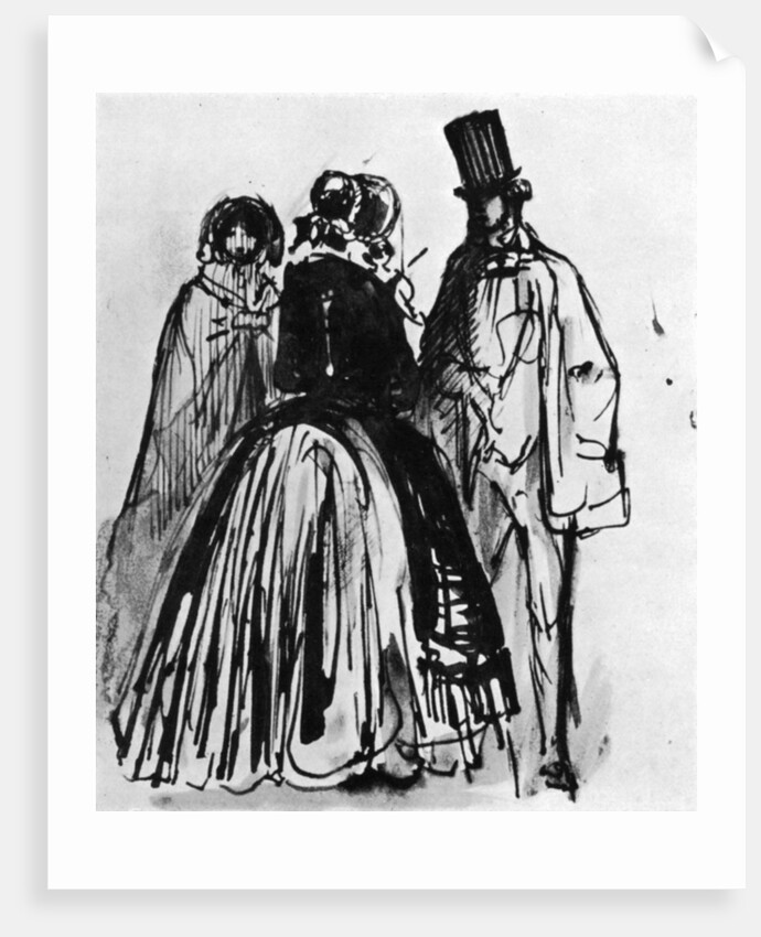 Conversation by Constantin Guys