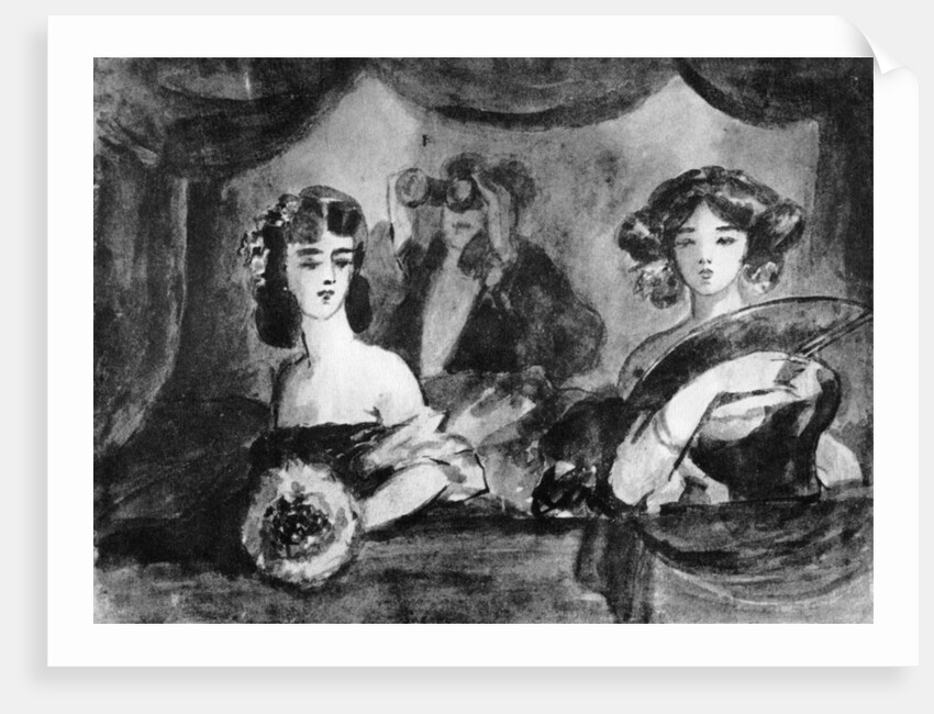 At the Theatre by Constantin Guys