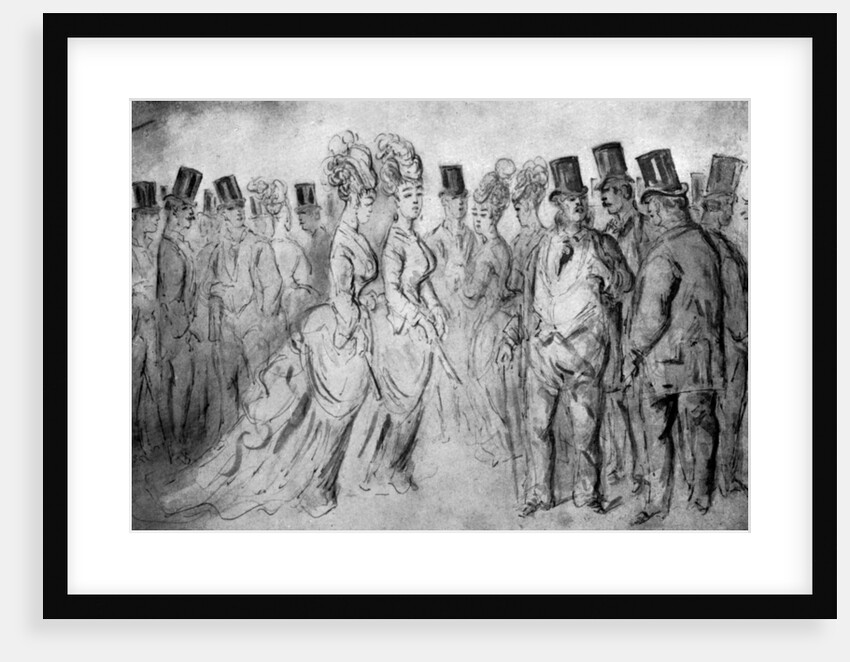 The Promenade by Constantin Guys