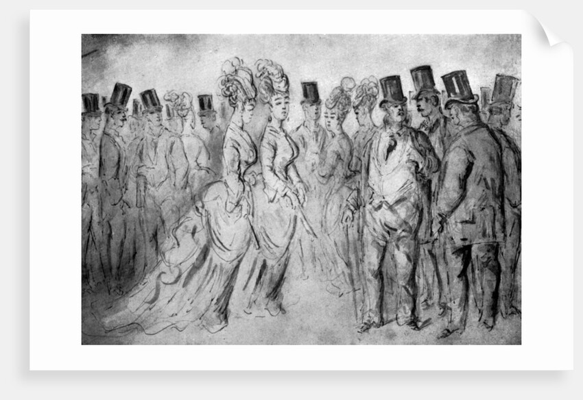 The Promenade by Constantin Guys