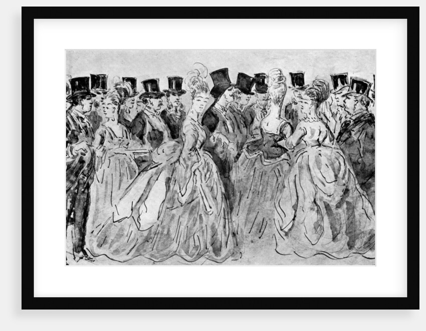 Le Promenoir by Constantin Guys