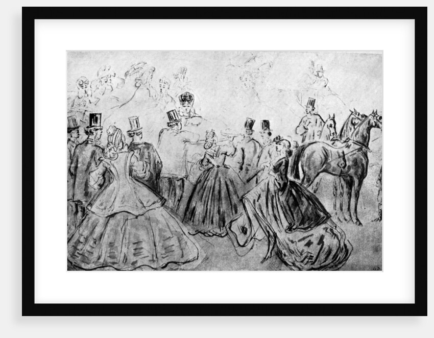 The Promenade by Constantin Guys