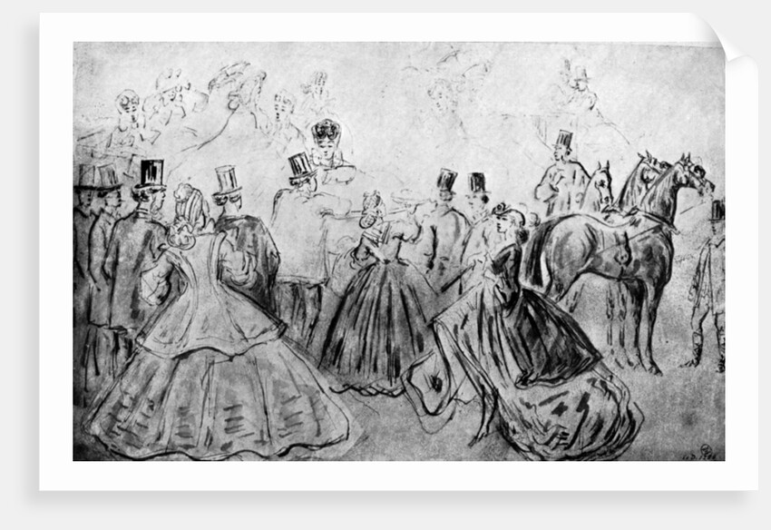 The Promenade by Constantin Guys