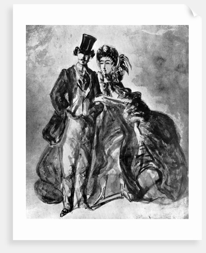 Man and Woman by Constantin Guys