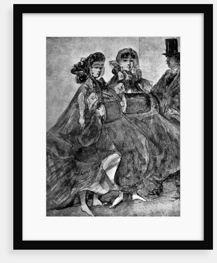 In the Street by Constantin Guys