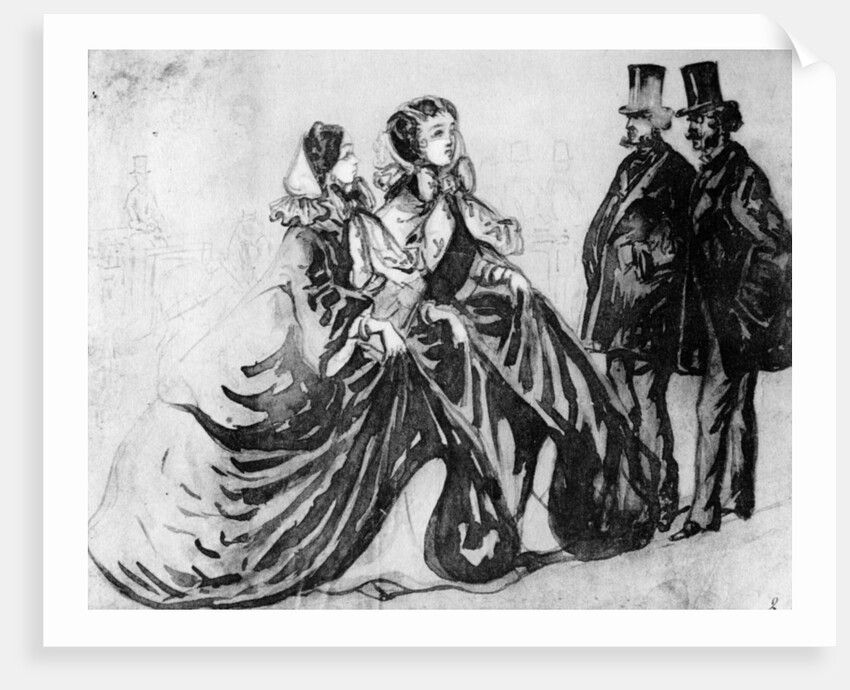 The Encounter by Constantin Guys