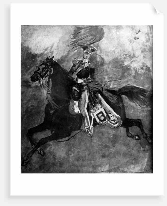 An English Officer by Constantin Guys