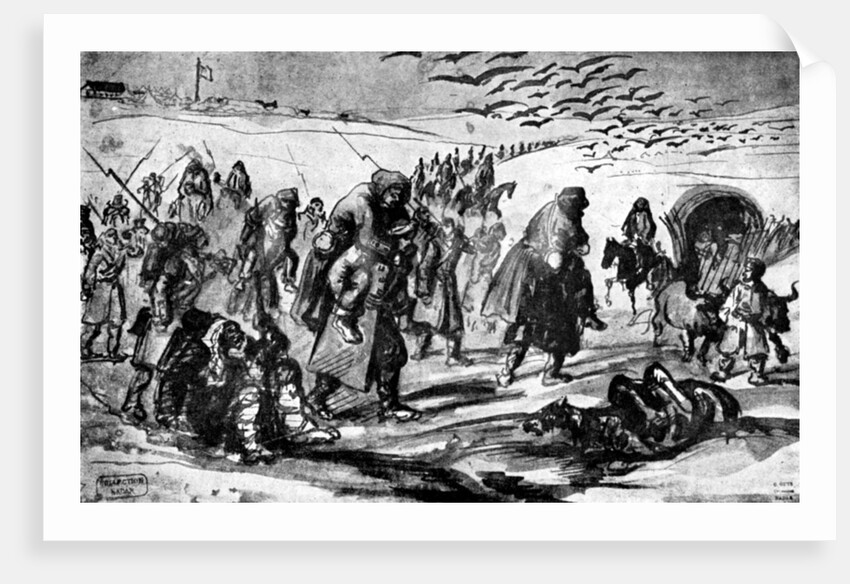 'The Retreat', Crimean War by Constantin Guys