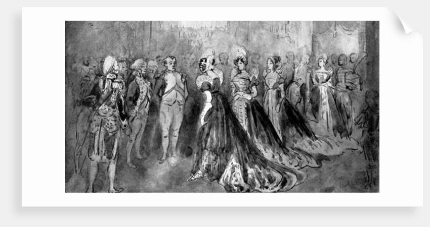 At the Court of Napoleon by Constantin Guys