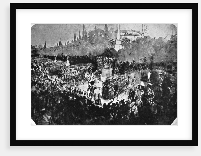 A Review at Madrid by Constantin Guys