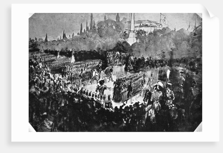 A Review at Madrid by Constantin Guys