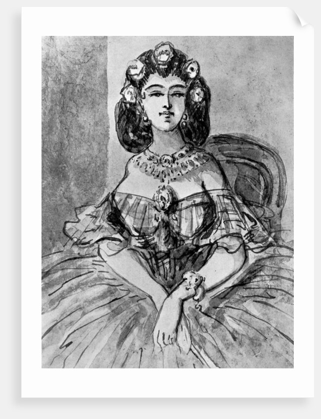 Portrait of a Lady by Constantin Guys