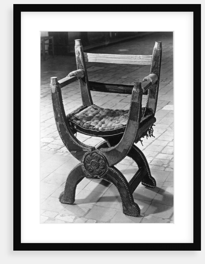 Mary Tudor's chair, Winchester Cathedral by Kerr