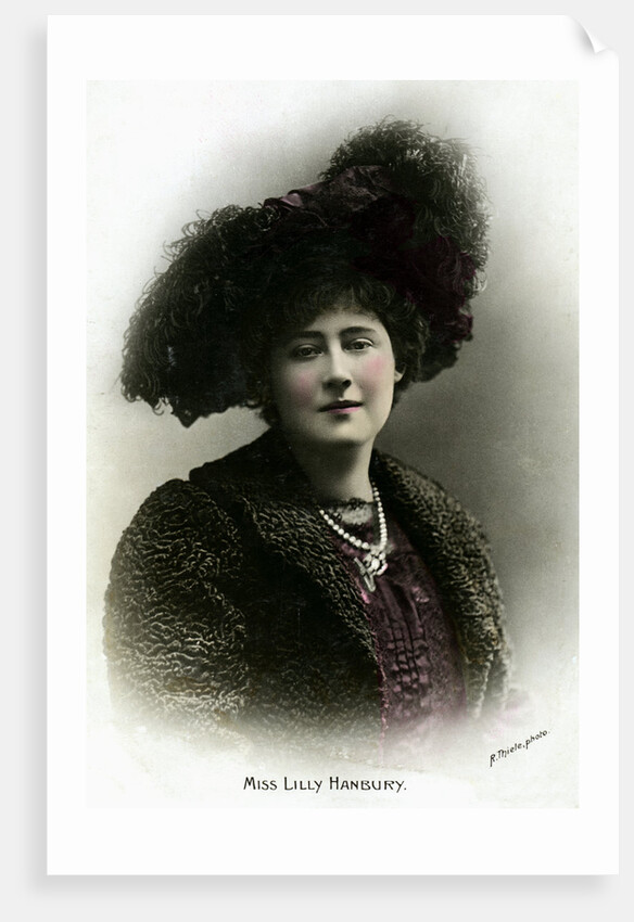 Lily Hanbury (1874-1908), English actress by Reinhold Thiele