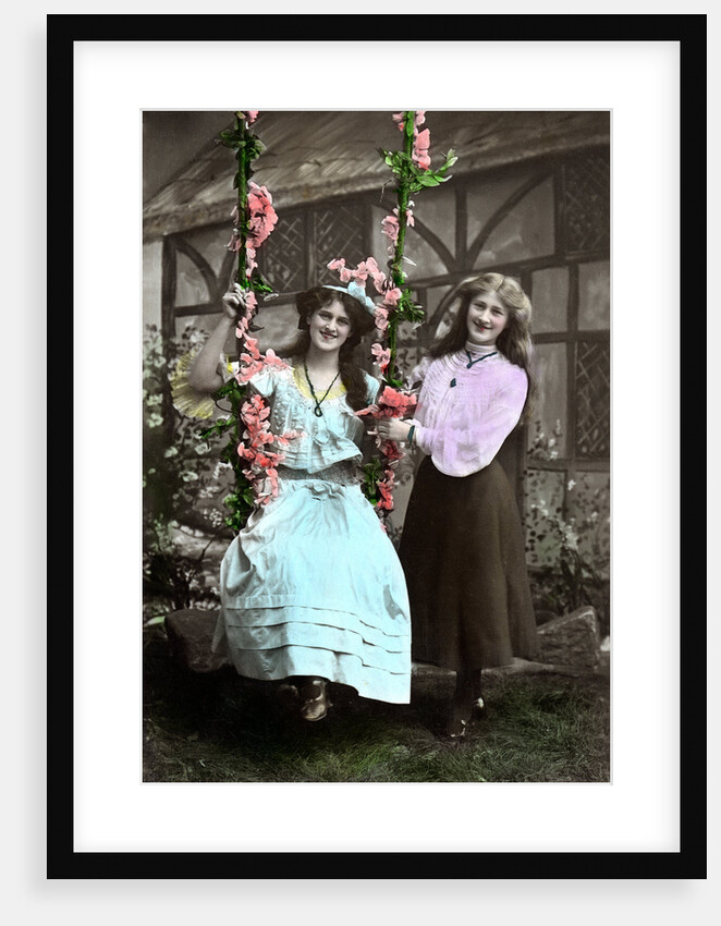 Zena (1887-1975) and Phyllis (1890-1975) Dare, English actresses by Foulsham and Banfield