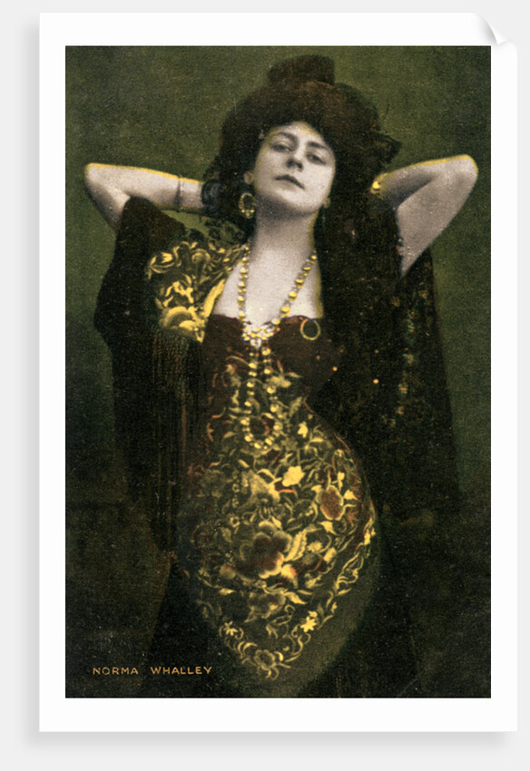 Norma Whalley, Australian actress by Miller and Lang