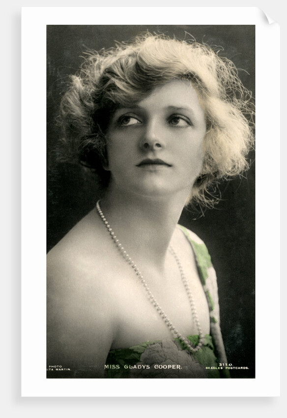 Gladys Cooper (1888-1971), English actress by J Beagles & Co