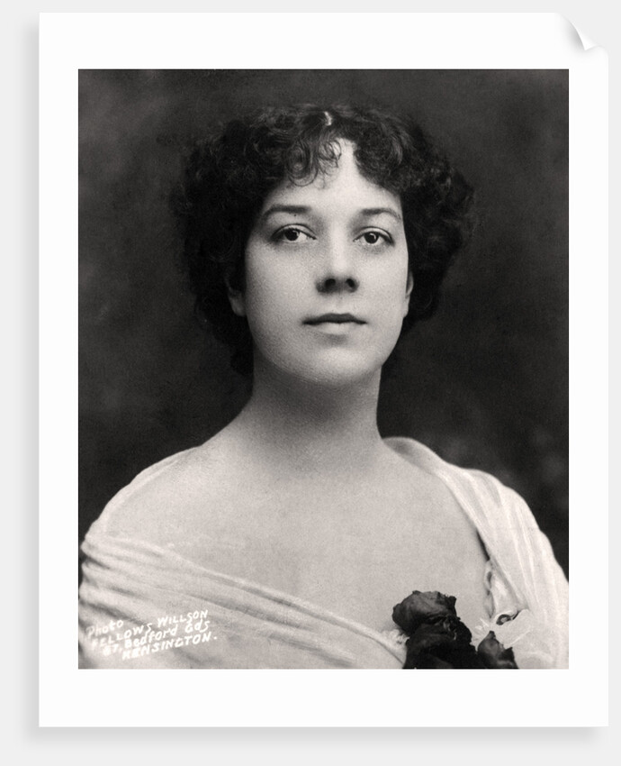 Clara Ellen Butt (1872-1936), English contralto by Fellows Willson