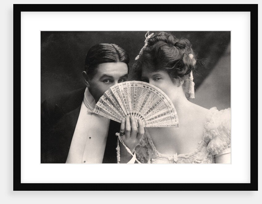 Billie Burke and Farren Soutar in a scene from The Belle of Mayfair by Bassano Studio