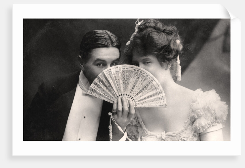 Billie Burke and Farren Soutar in a scene from The Belle of Mayfair by Bassano Studio