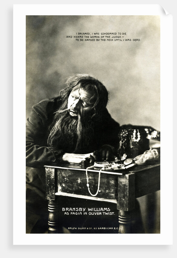 Bransby Williams (1870-1961), British actor by Ralph Dunn & Co.