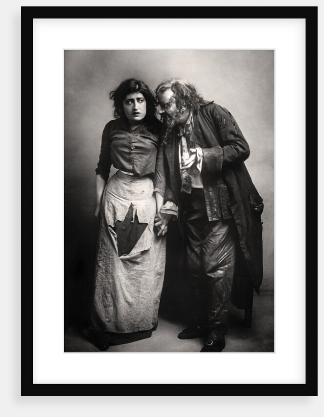 Constance Collier (1878-1955) and Herbert Beerbohm Tree (1853-1917), English actors by FW Burford
