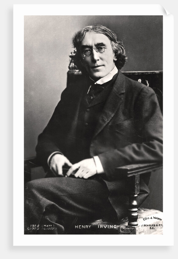 Harry Brodribb Irving (1870-1919), English actor by Ellis & Walery