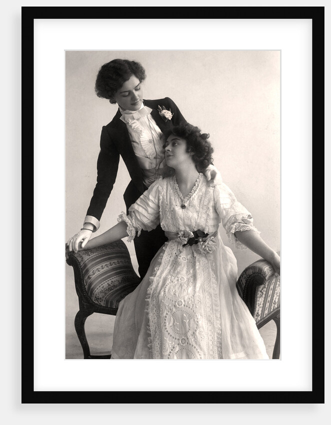Lily Elsie (1886-1962) and Adrienne Augarde (1882-1913), English actresses by Foulsham and Banfield