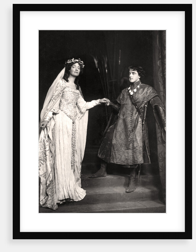 Dorothea Baird (1875-1933) and Harcourt Williams (1880-1957) in Paola and Francesca by Foulsham and Banfield